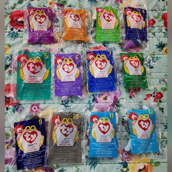 1998 Full Collection Beanie Babies Mcdonalds